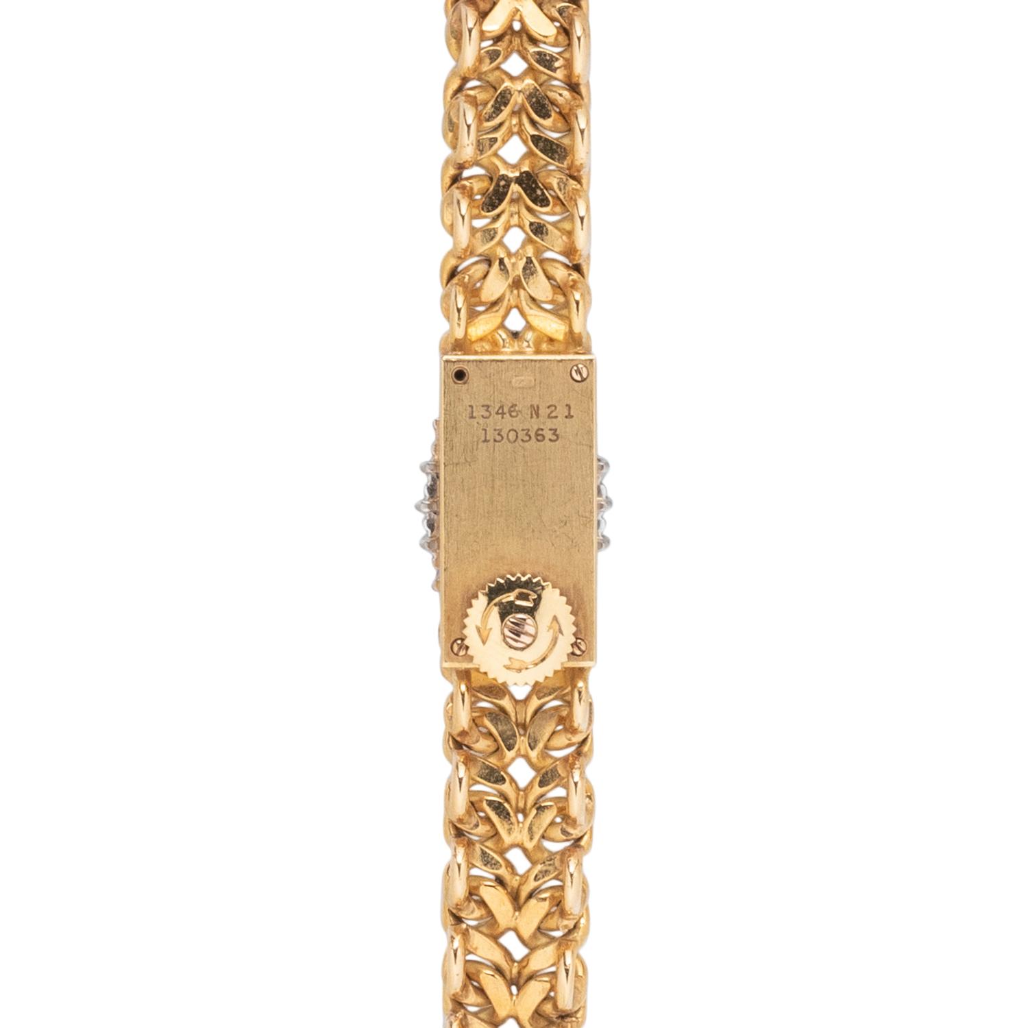PIAGET, 18K YELLOW GOLD AND DIAMOND WRISTWATCH