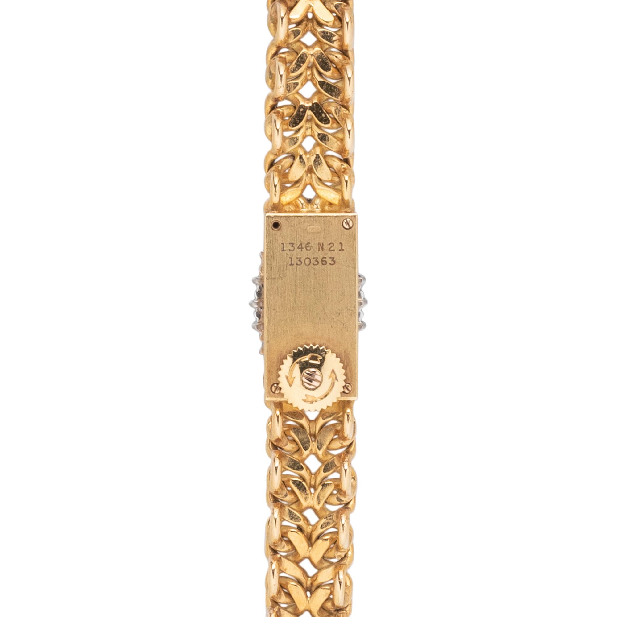 PIAGET, 18K YELLOW GOLD AND DIAMOND WRISTWATCH