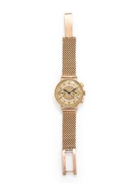 OMEGA, VINTAGE, 14K YELLOW GOLD 'TACHY-TELEMETER' CHRONOGRAPH WRISTWATCH