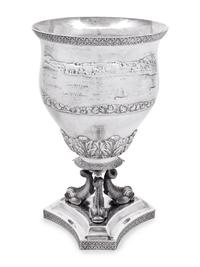 An American Silver Rowing Trophy