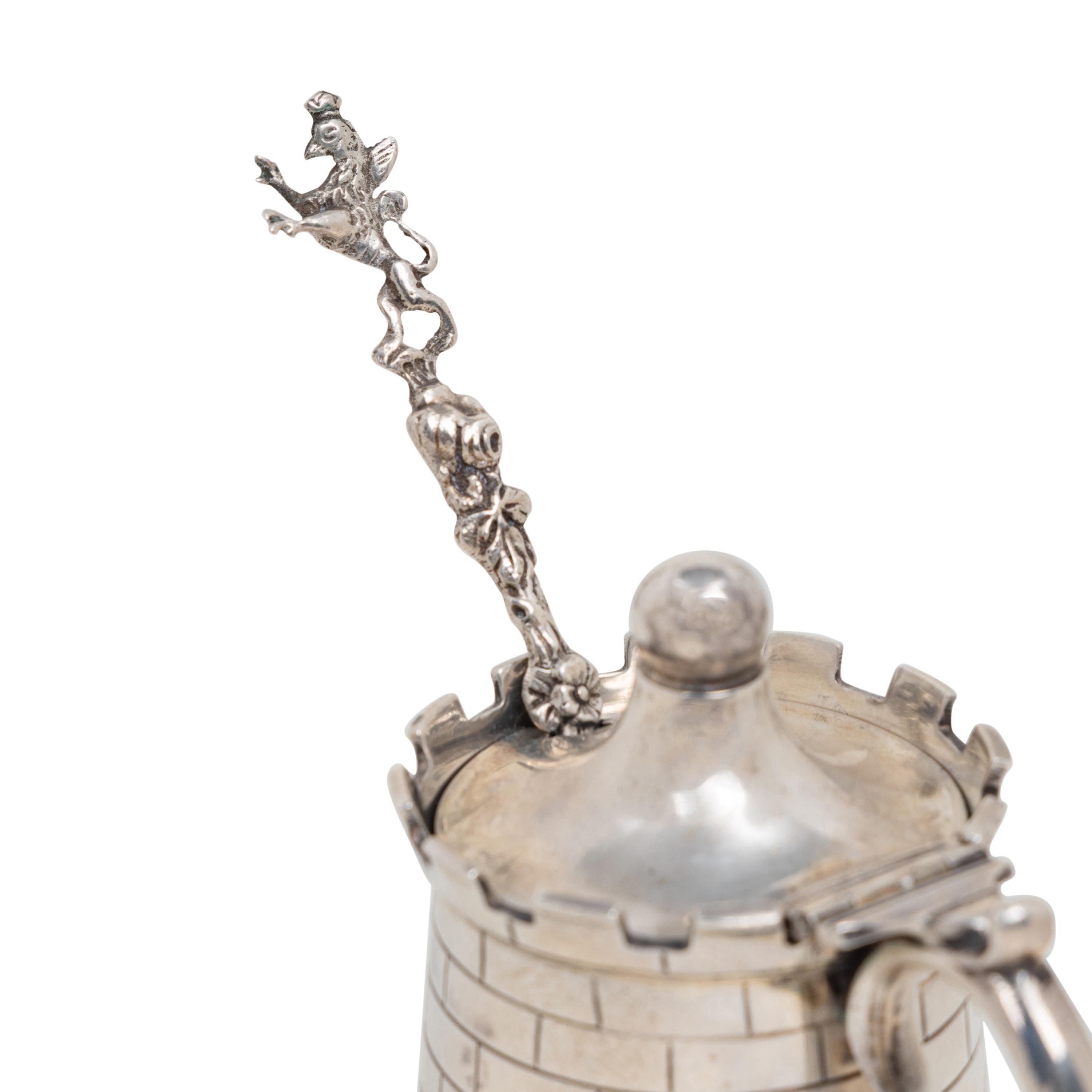 A Group of English Silver Whimsical Table Articles
