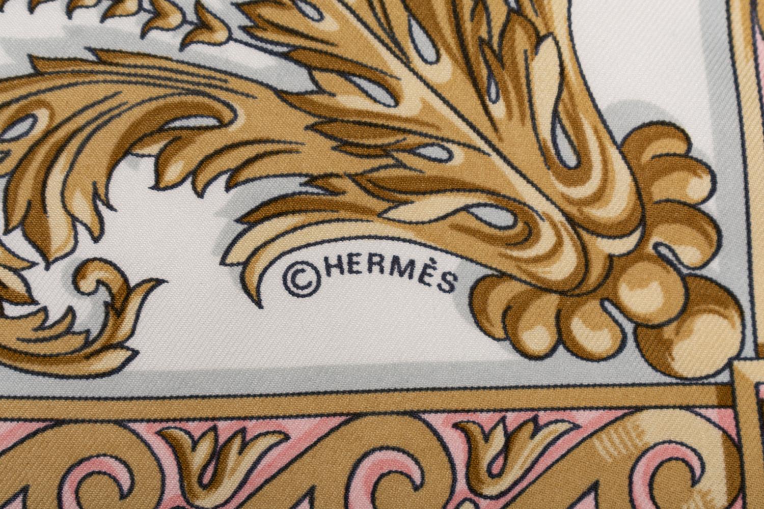 Three Hermès 90cm Silk Scarves