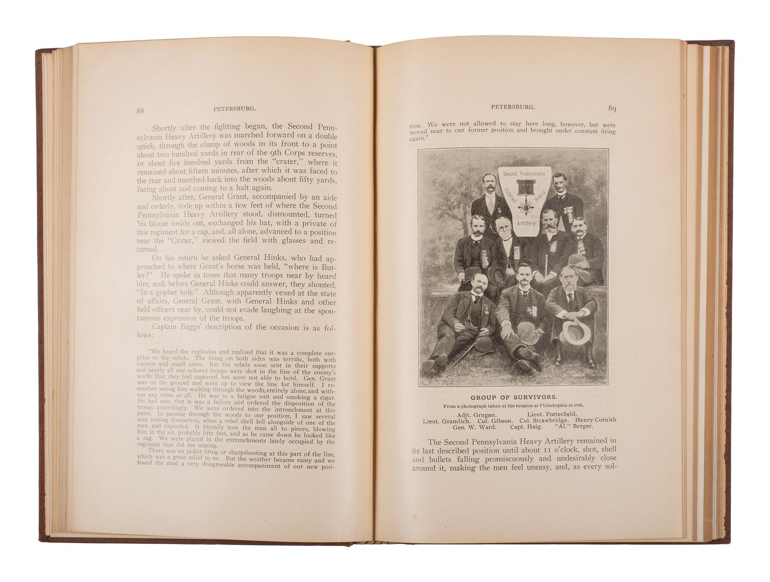 WARD, George W. History of the Second Pennsylvania Veteran Heavy Artillery. Philadelphia: George W. Ward, 1904.