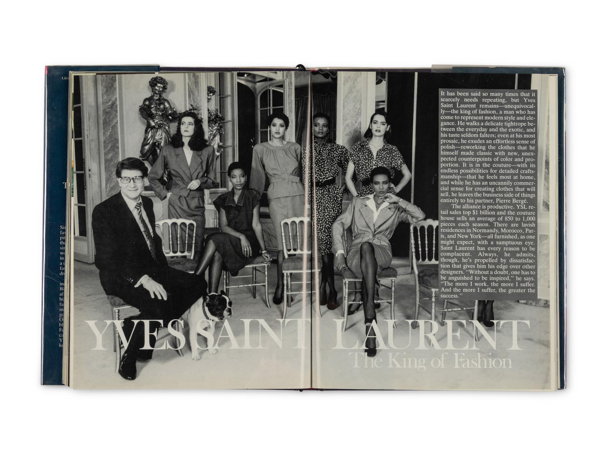 Four Books on Yves Saint Laurent and Fashion Design