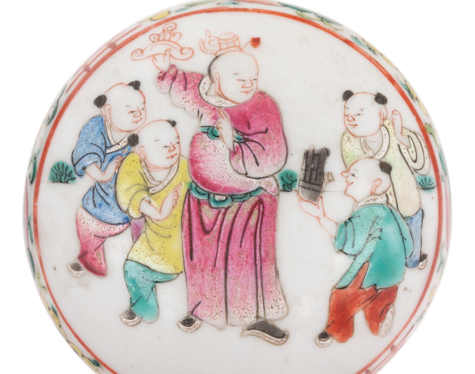 Four Chinese Covered Boxes