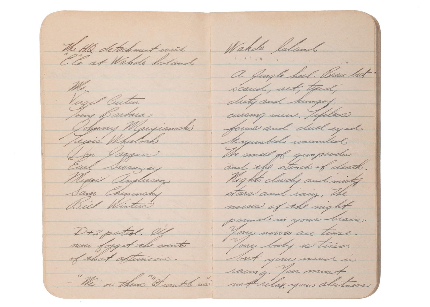 [WWII]. Diary and ephemera archive of Emerson J. Duricky, 3rd Brigade Army, Amphibious.