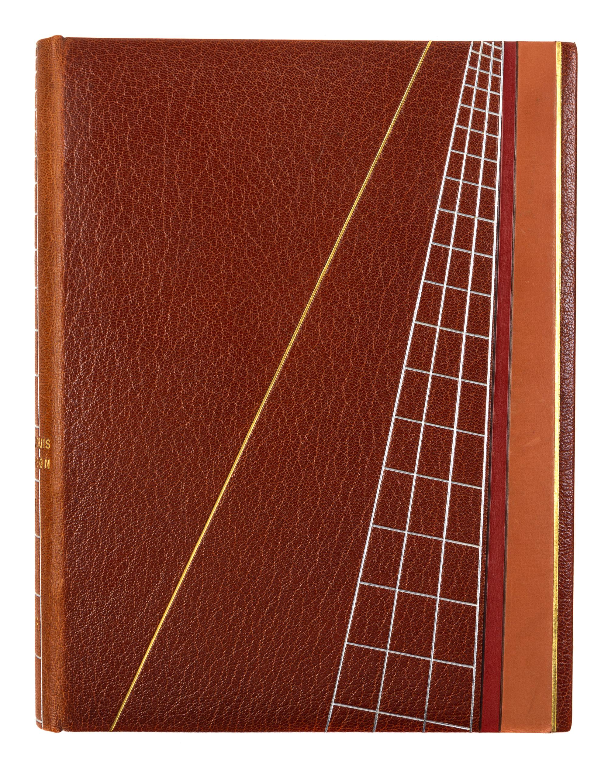 [BINDINGS]. [LÉOTARD, GENEVIÈVE - BINDER]. A group of 2 works in fine Art Deco bindings by Léotard.