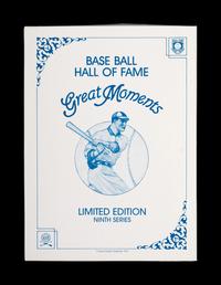 A Complete Run of 1984-97 Series One Through Nine Perez-Steele Baseball Hall of Fame Great Moments Cards