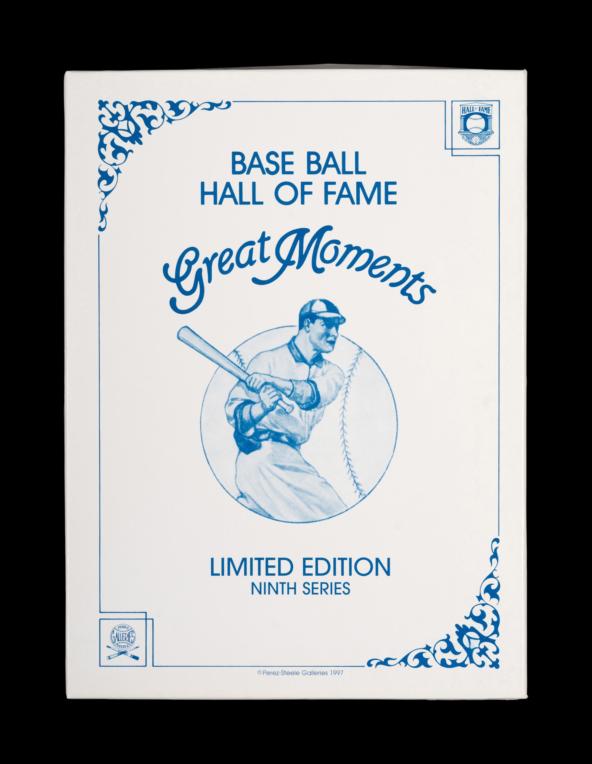 A Complete Run of 1984-97 Series One Through Nine Perez-Steele Baseball Hall of Fame Great Moments Cards