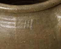 A Rare And Large David Drake Alkaline Glazed Two-Handled Stoneware Storage Jar
