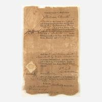 [Declaration of Independence] [Massachusetts] Hancock, John Partially-Printed Document, signed