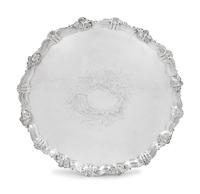 A Large George II Silver Salver