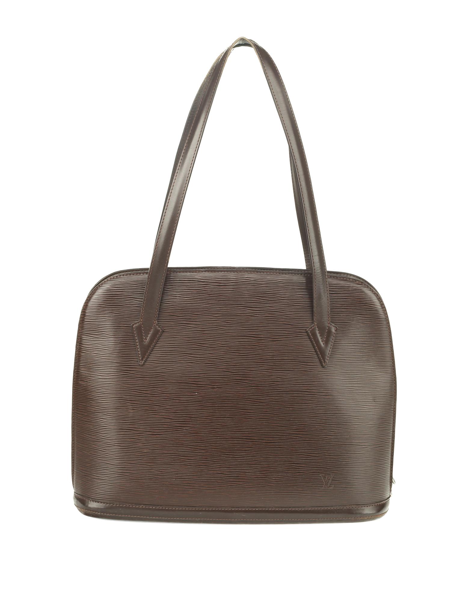 Louis Vuitton, Dark Brown Epi Lussac Bag