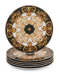 A Group of Versace Porcelain Barocco Tableware