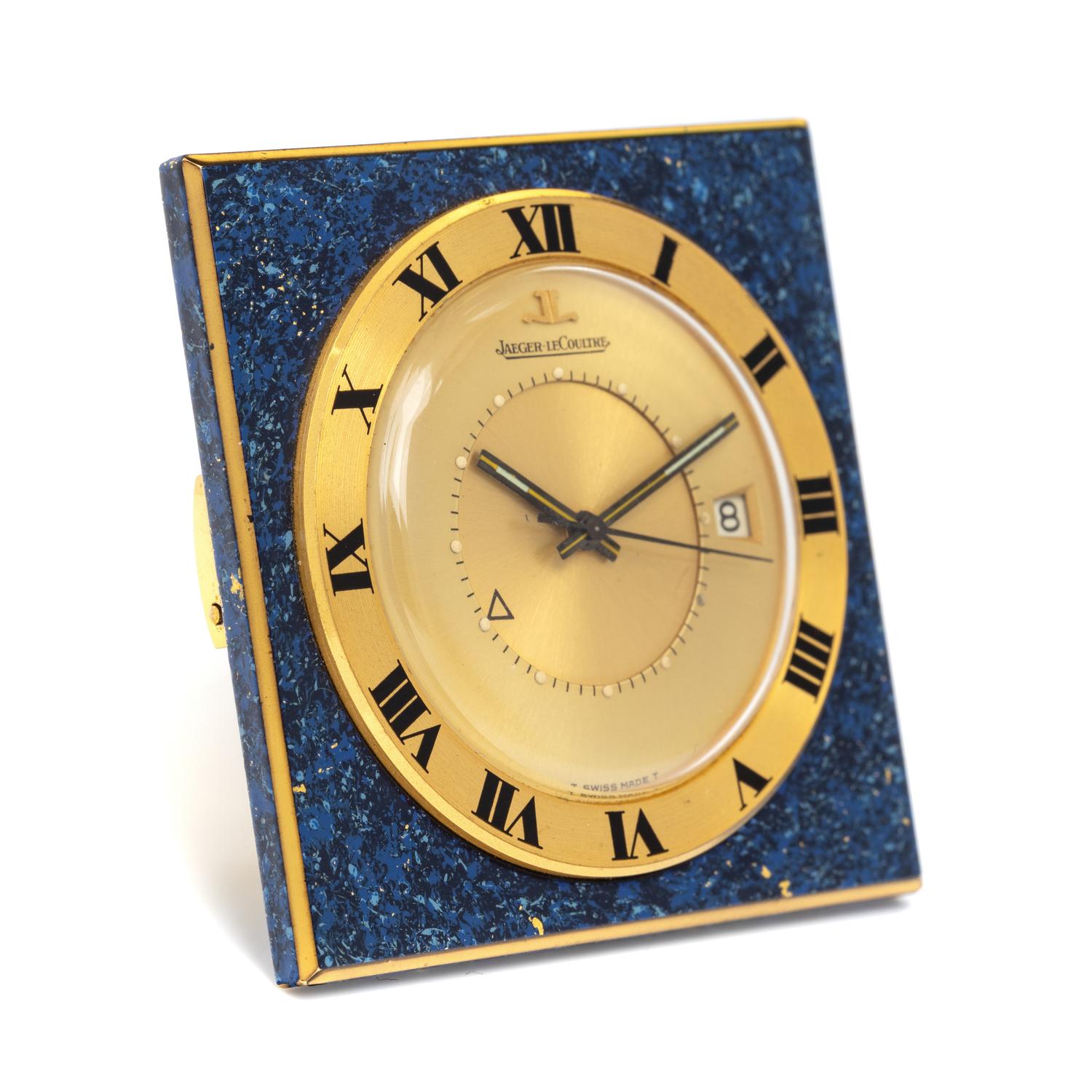 JAEGER-LECOULTRE, 'MEMOVOX' TRAVEL ALARM CLOCK WITH DATE
