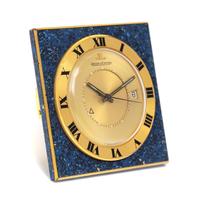 JAEGER-LECOULTRE, 'MEMOVOX' TRAVEL ALARM CLOCK WITH DATE