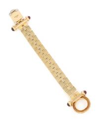 VAN DELL, YELLOW GOLD, DIAMOND, AND RUBY BRACELET