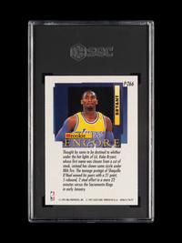 A 1996-97 Fleer Ultra Platinum Medallion Kobe Bryant Rookie Basketball Card No. P266 (SGC 8.5 NM-MT+)