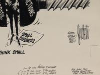 (Cartoon Art) FISCHETTI, John (1916-1980). A group of 2 original cartoons by John Fischetti, comprising: