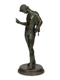 A Patinated Bronze Figure of Dionysus