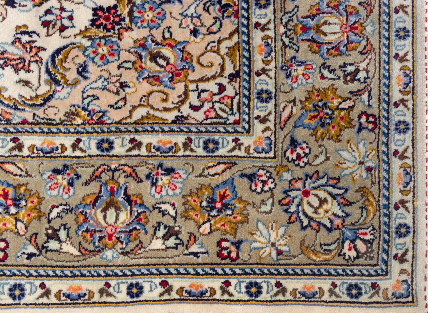 A Kashan Wool Rug