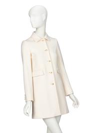 GUCCI, IVORY WOOL COAT