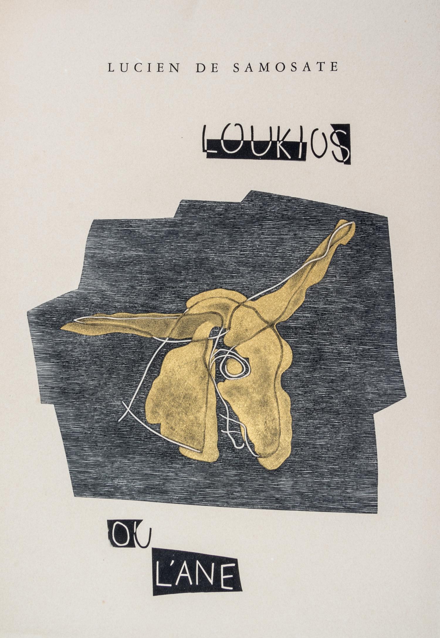 (LAURENS, HENRI) LUCIEN DE SAMOSATE [LUCIAN]. Loukios ou l'ane. Paris, 1947. Limited, signed.