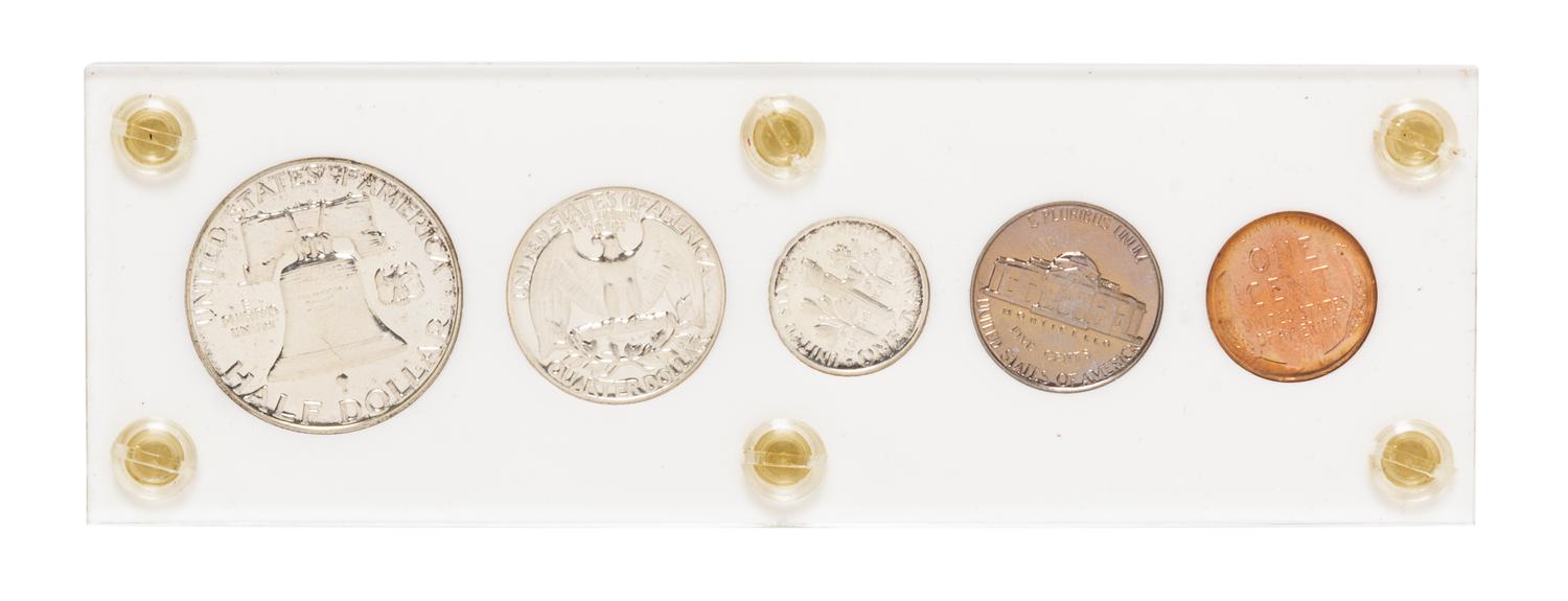 A United States 1953 Five-Coin Proof Set