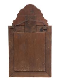 Four Dutch Baroque Style Pressed Brass Mirrors