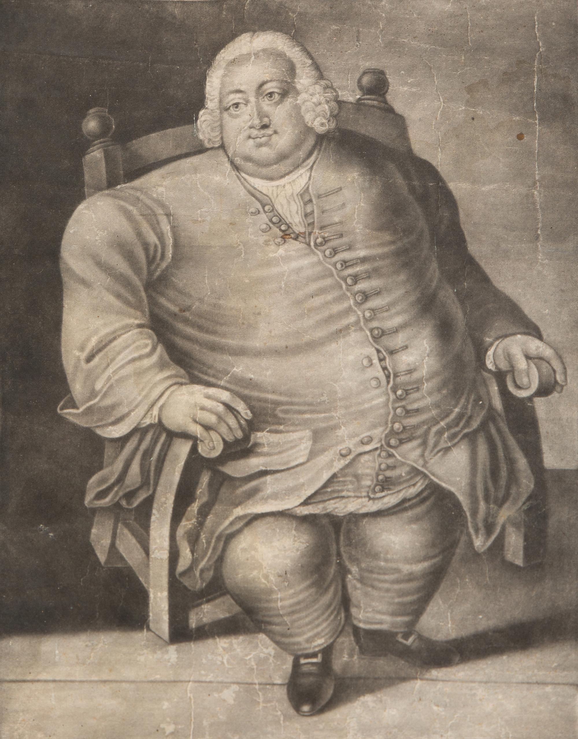 Two Engravings Depicting the "Fat Men of Essex" — 19TH CENTURY