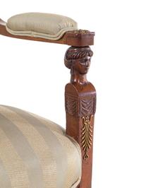 A Pair of Empire Style Fauteuil