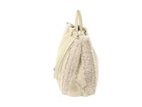 Christian Dior Curly Lamb and Mink Diorissimo Bag