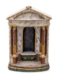 A Painted Architectural Shrine