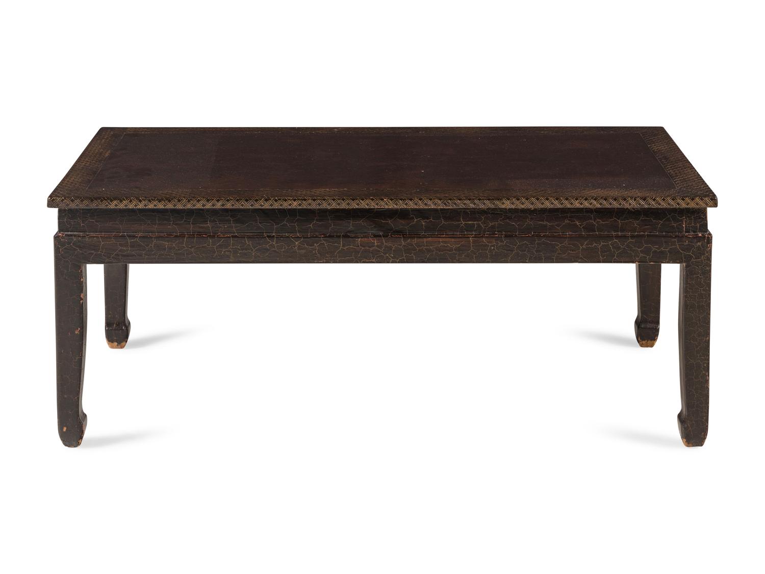 A Chinese Style Lacquer Low Table