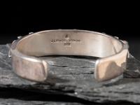 Sterling Silver and Coral Cuff Bracelet