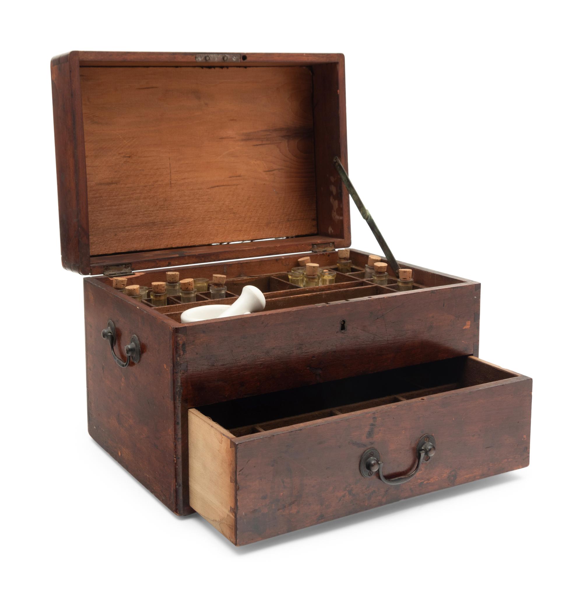 An English Travelling Apothecary Case