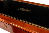 A Baltic Neoclassical Style Mahogany Desk and Chair