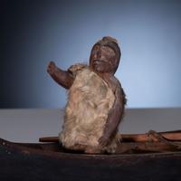 Nootka Canoe, with Four Figures
