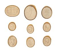 A Group of Three Grand Tour Plaster Intaglios