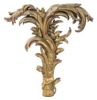 A French Giltwood Applique Height 29 1/2 x width 28 3/4 inches. — 19TH CENTURY