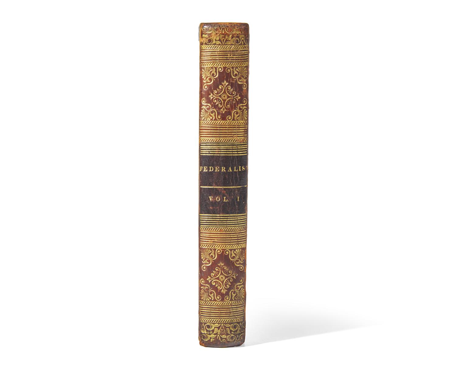 [Americana] [Washington, Bushrod] (Hamilton, Alexander, and James Madison, and John Jay). The Federalist: A Collection of Essays, Written in Favour of the New Constitution, As Agreed Upon by the Federal Convention, September 17, 1787