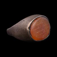 A Near Eastern Agate Ring Stone