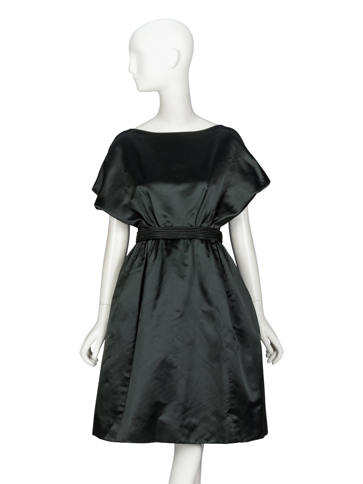 Galanos, Deep Green Cocktail Dress