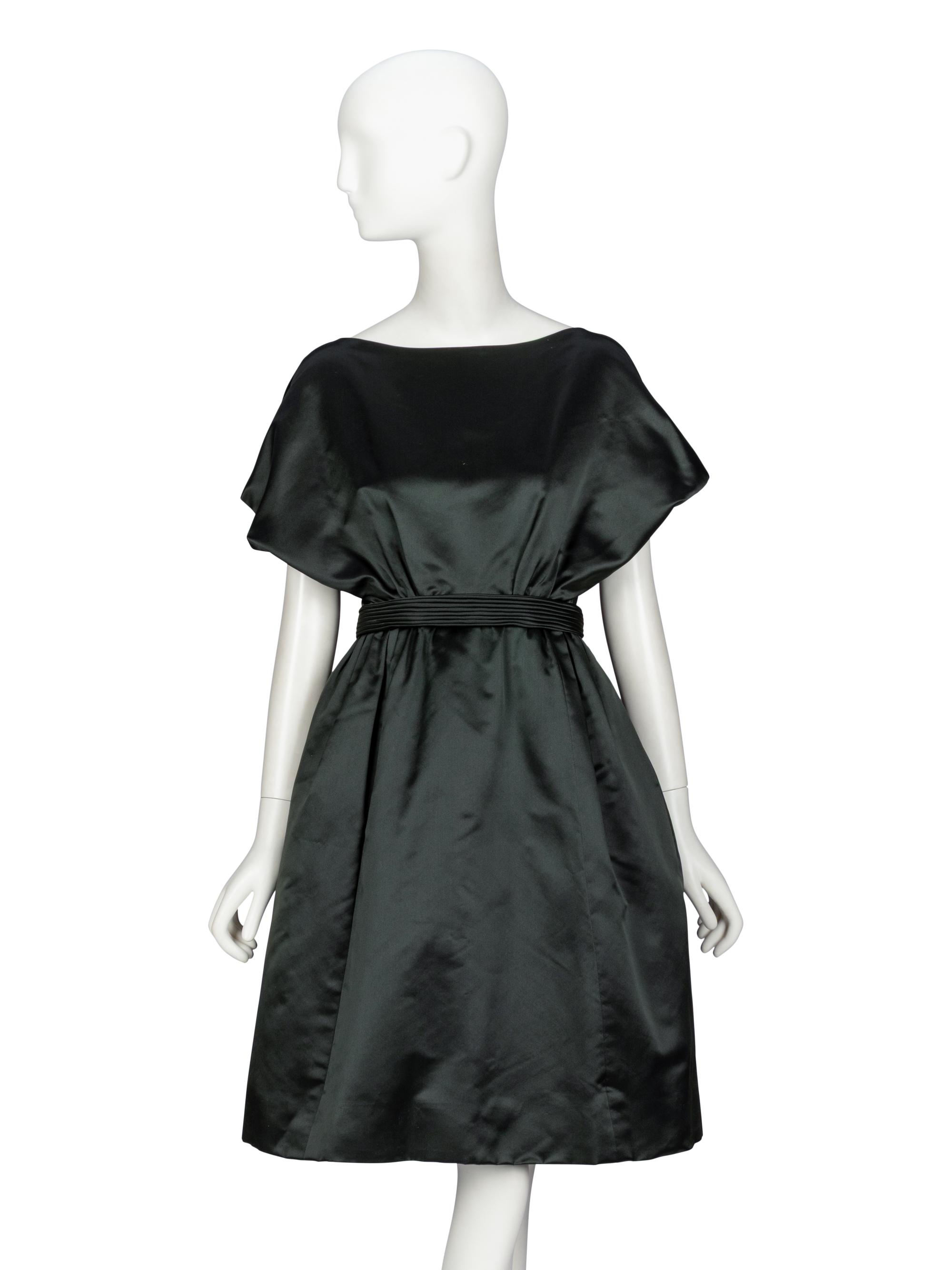 Galanos, Deep Green Cocktail Dress