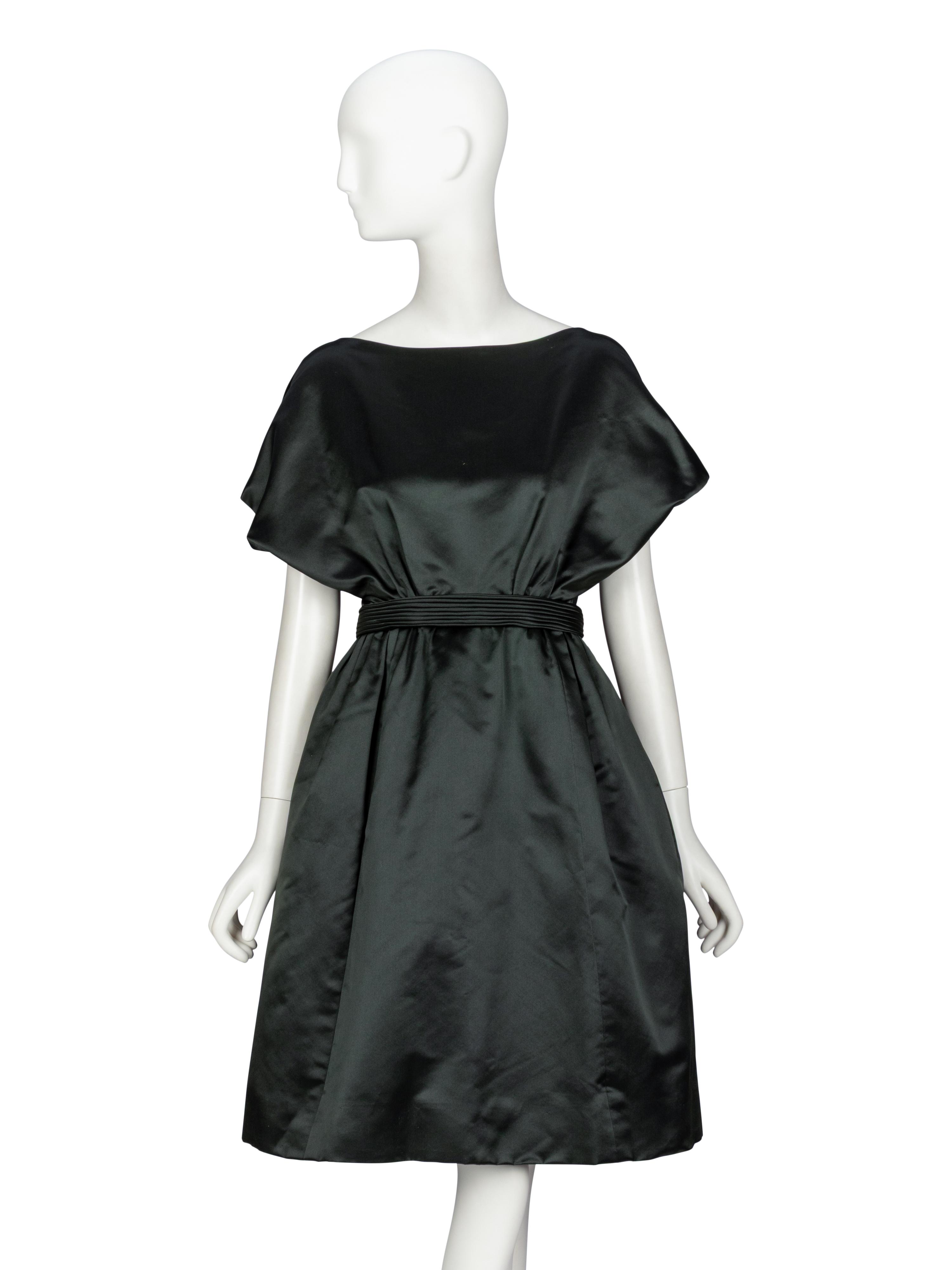 Galanos, Deep Green Cocktail Dress