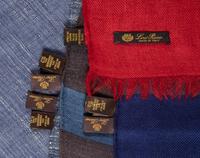 Four Loro Piana Sheer Cashmere/Silk Blend Scarves