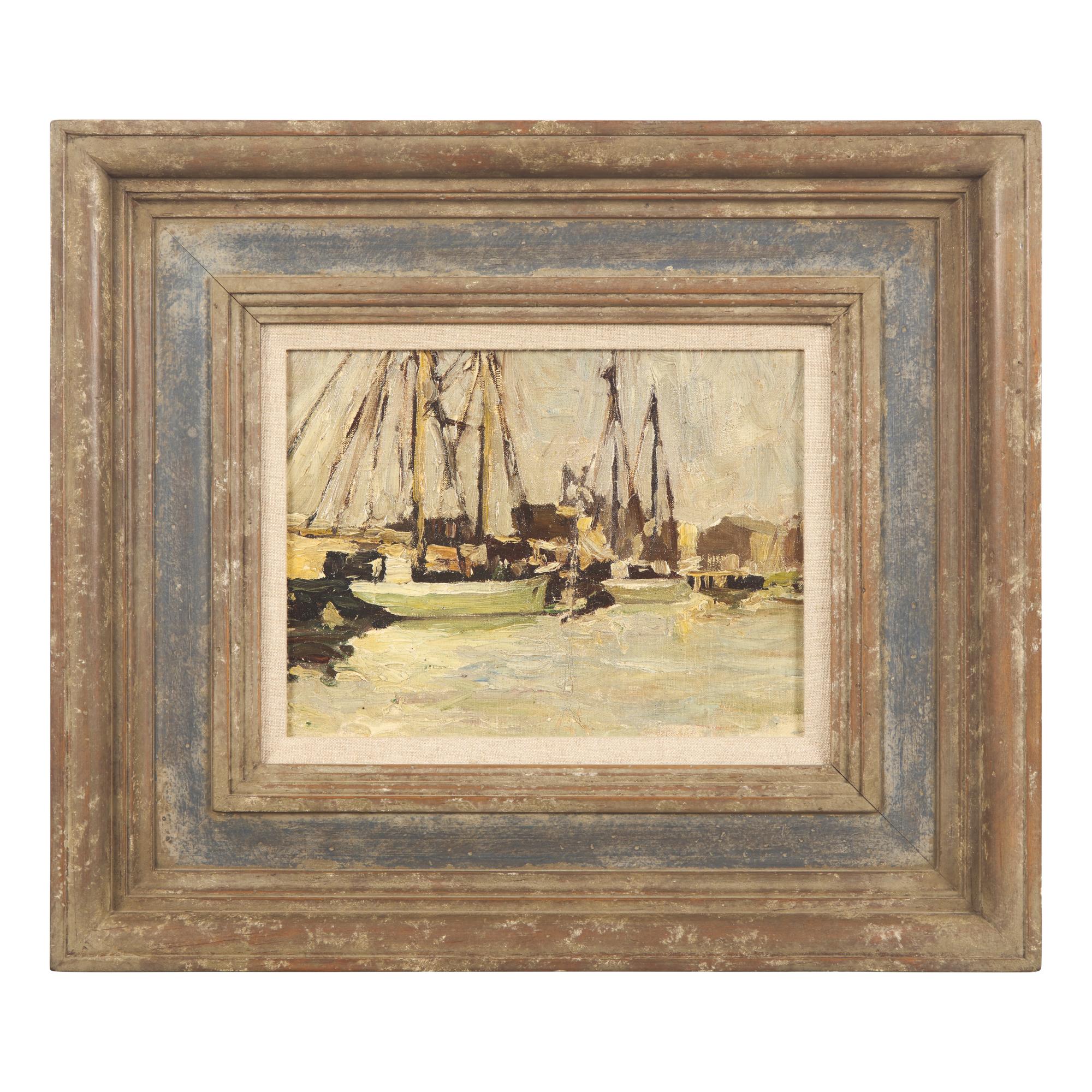 Paul Cornoyer (American, 1864–1923) — Gloucester Harbor