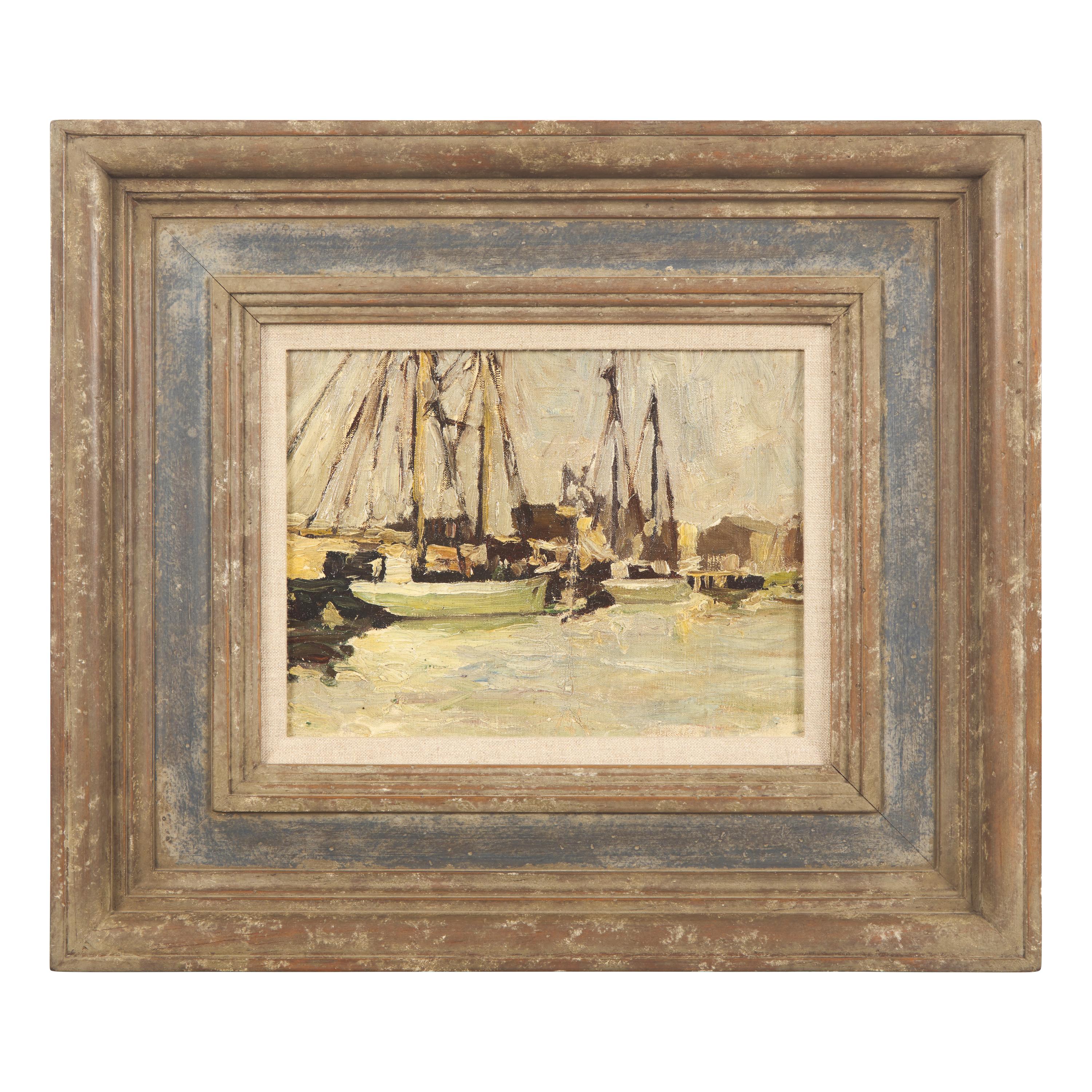 Paul Cornoyer (American, 1864–1923) — Gloucester Harbor