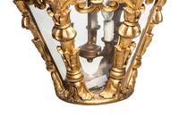 A Continental Giltwood Lantern