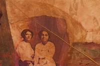 Two Women with Leaf